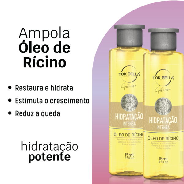 Ampola Hidratação Óleo de Rícino